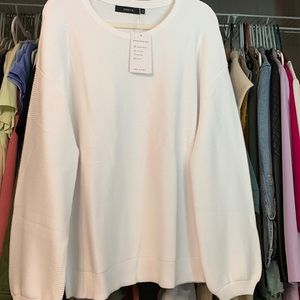 Womens cream sweater